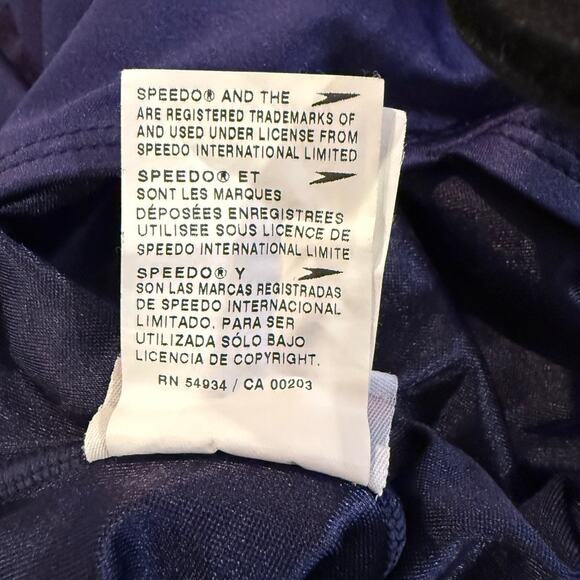 Speedo Women's Aquatic Moderate Ultraback Swimsuit, Navy, Size 12 - Picture 5 of 7